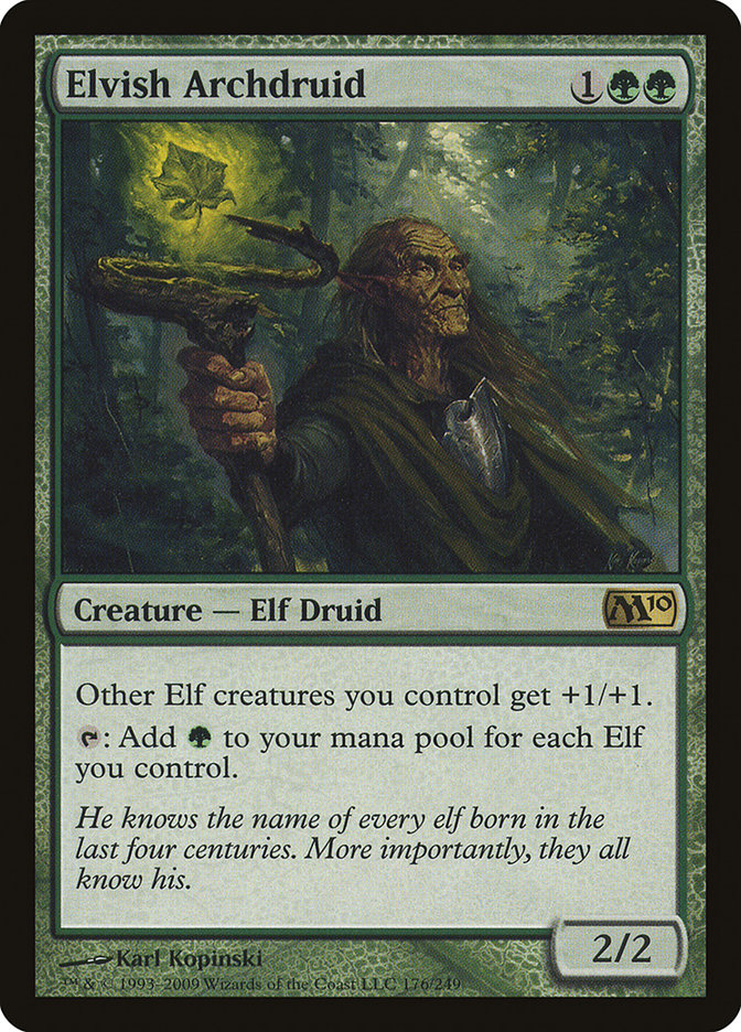 Elvish Archdruid [Magic 2010] | Pegasus Games WI