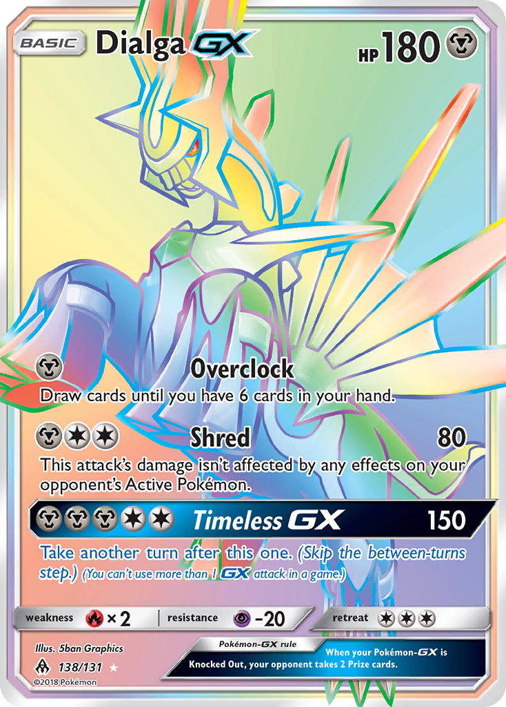 Dialga GX (138/131) [Sun & Moon: Forbidden Light] | Pegasus Games WI