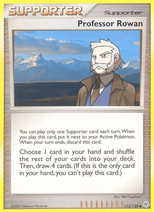Professor Rowan (112/130) [Diamond & Pearl: Base Set] | Pegasus Games WI