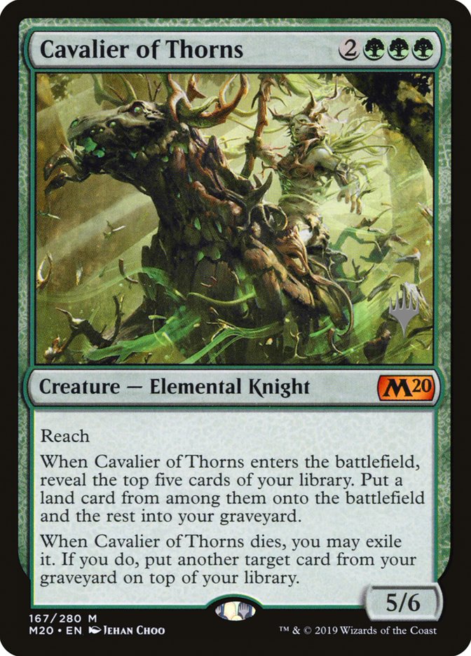 Cavalier of Thorns (Promo Pack) [Core Set 2020 Promos] | Pegasus Games WI