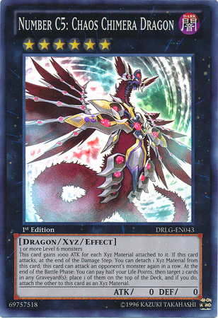 Number C5: Chaos Chimera Dragon [DRLG-EN043] Super Rare | Pegasus Games WI