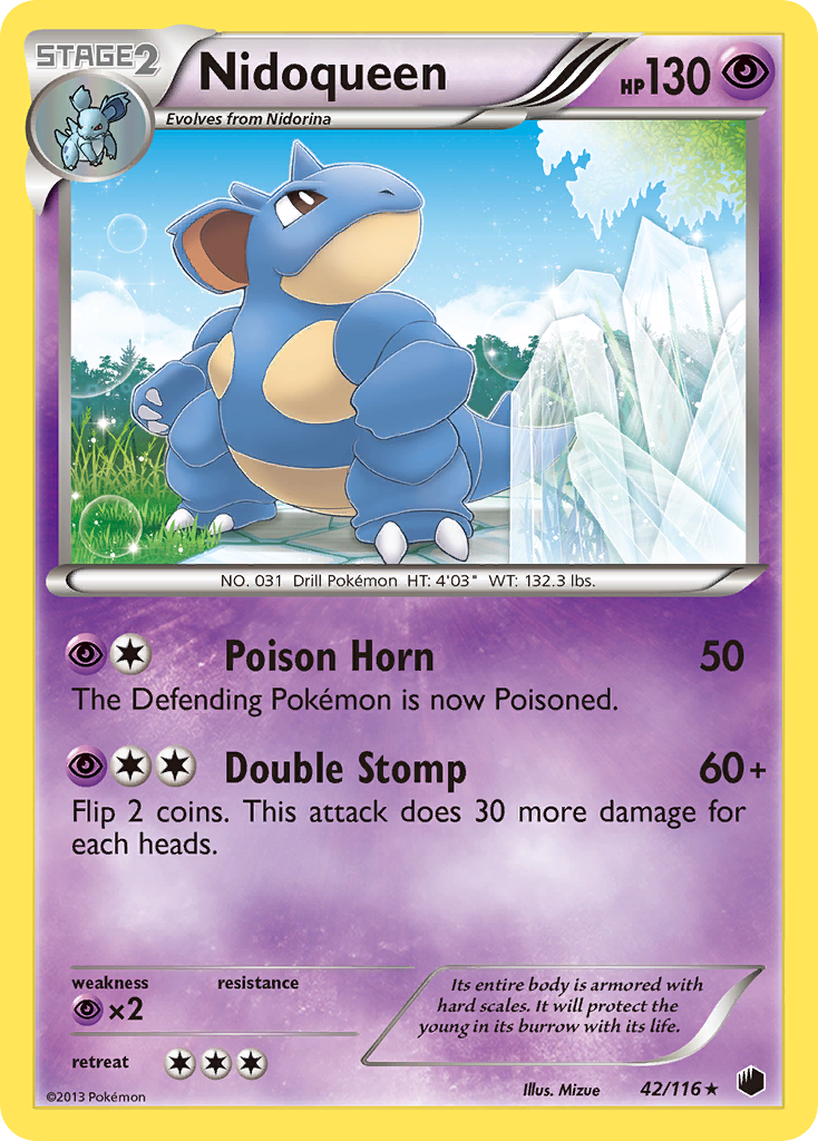 Nidoqueen (42/116) [Black & White: Plasma Freeze] | Pegasus Games WI