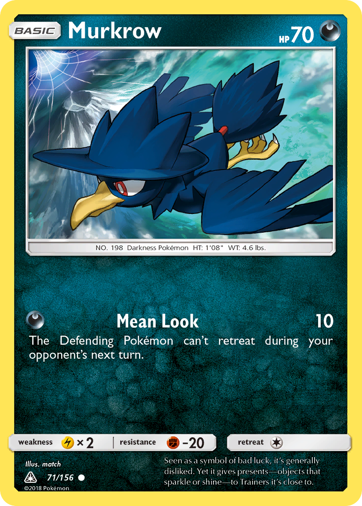 Murkrow (71/156) [Sun & Moon: Ultra Prism] | Pegasus Games WI