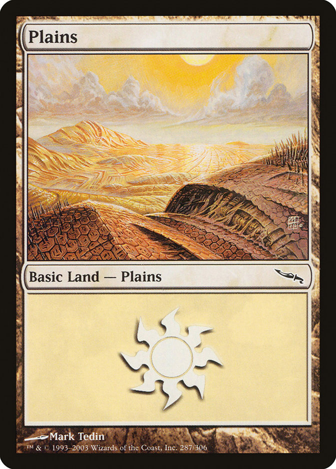 Plains (287) [Mirrodin] | Pegasus Games WI