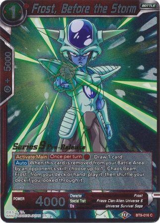 Frost, Before the Storm (Universal Onslaught) [BT9-016] | Pegasus Games WI