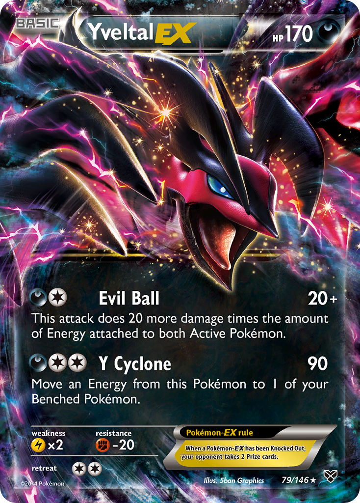 Yveltal EX (79/146) [XY: Base Set] | Pegasus Games WI