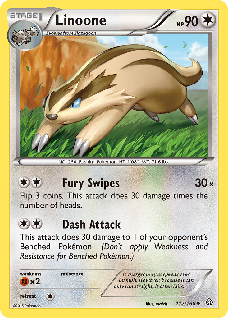 Linoone (112/160) [XY: Primal Clash] | Pegasus Games WI