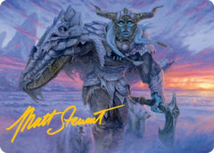 Frost Giant Art Card (Gold-Stamped Signature) [Dungeons & Dragons: Adventures in the Forgotten Realms Art Series] | Pegasus Games WI