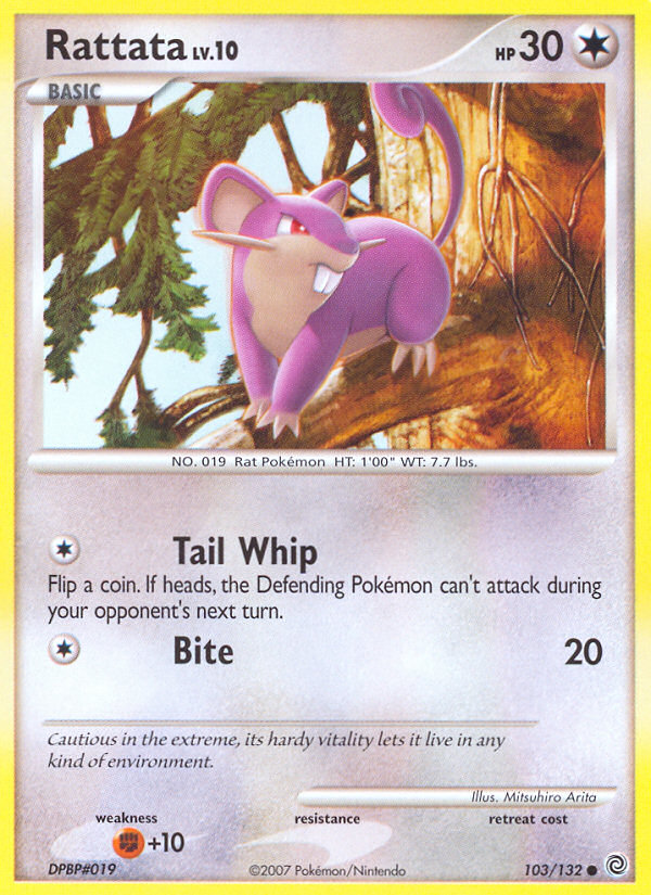Rattata (103/132) [Diamond & Pearl: Secret Wonders] | Pegasus Games WI