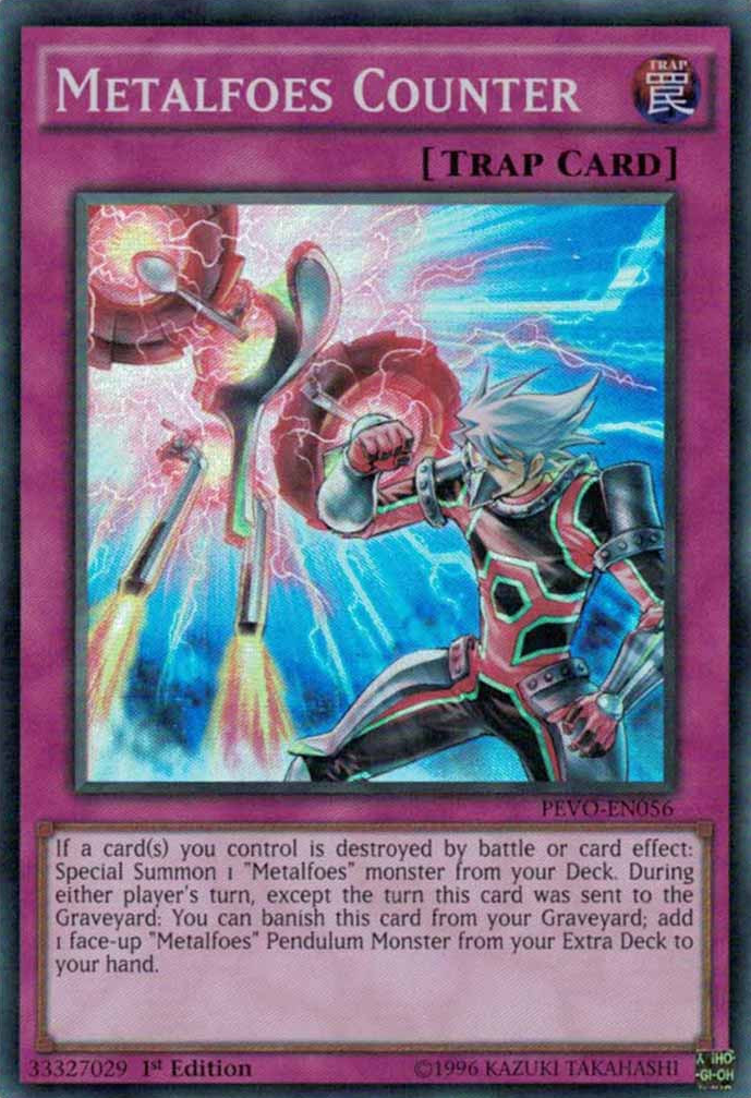 Metalfoes Counter [PEVO-EN056] Super Rare | Pegasus Games WI