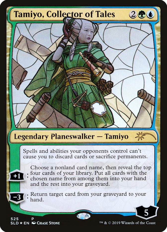 Tamiyo, Collector of Tales (Stained Glass) [Secret Lair Drop Promos] | Pegasus Games WI