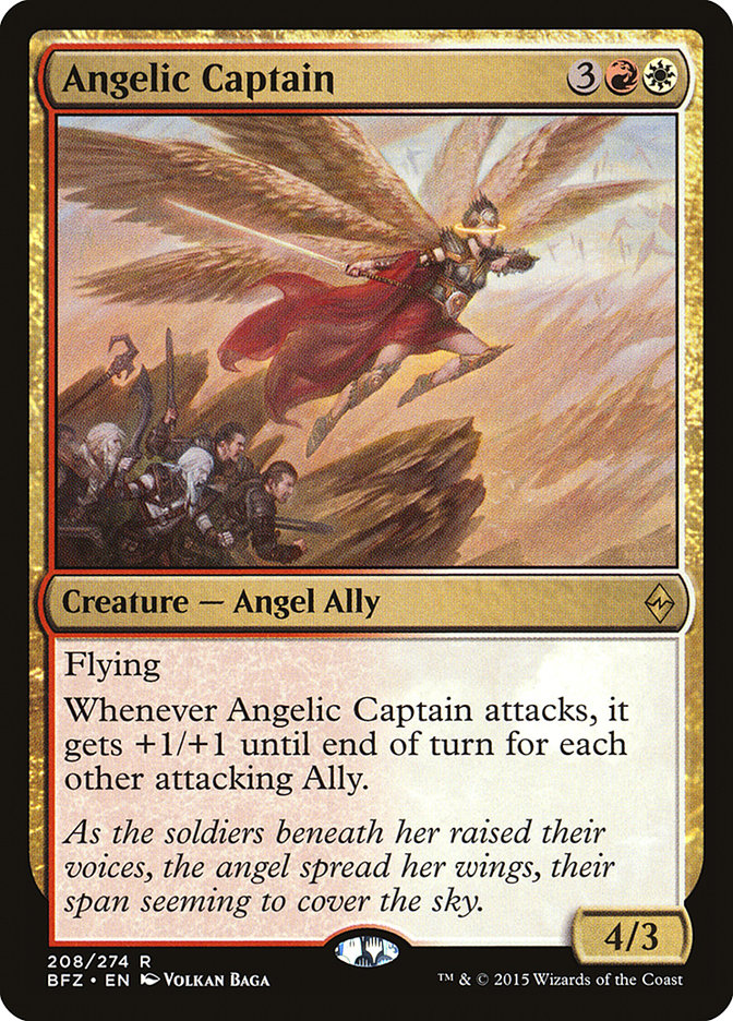 Angelic Captain [Battle for Zendikar] | Pegasus Games WI