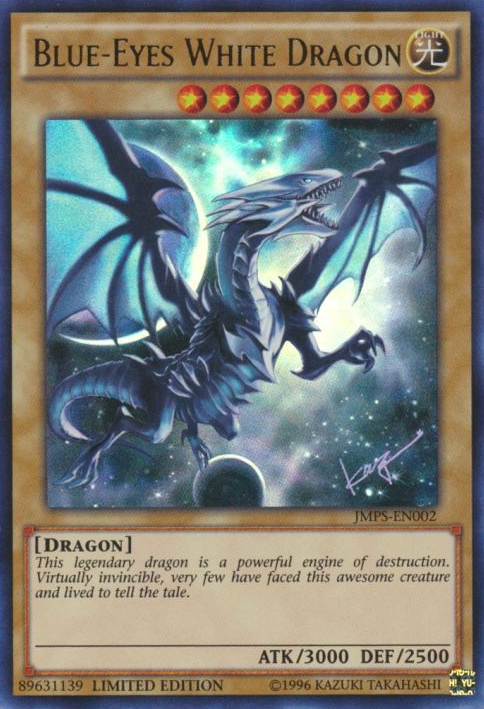 Blue-Eyes White Dragon (JMPS-EN002) [JMPS-EN002] Ultra Rare | Pegasus Games WI