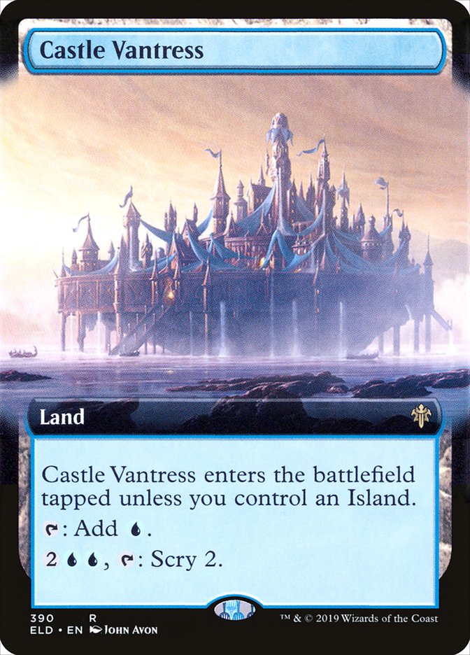 Castle Vantress (Extended Art) [Throne of Eldraine] | Pegasus Games WI