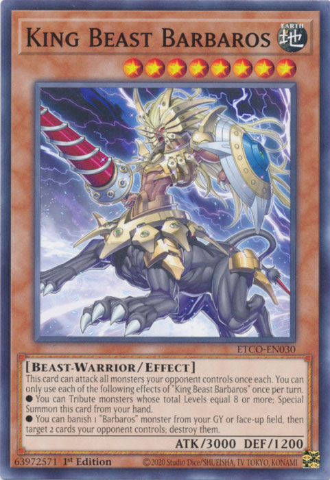 King Beast Barbaros [ETCO-EN030] Common | Pegasus Games WI