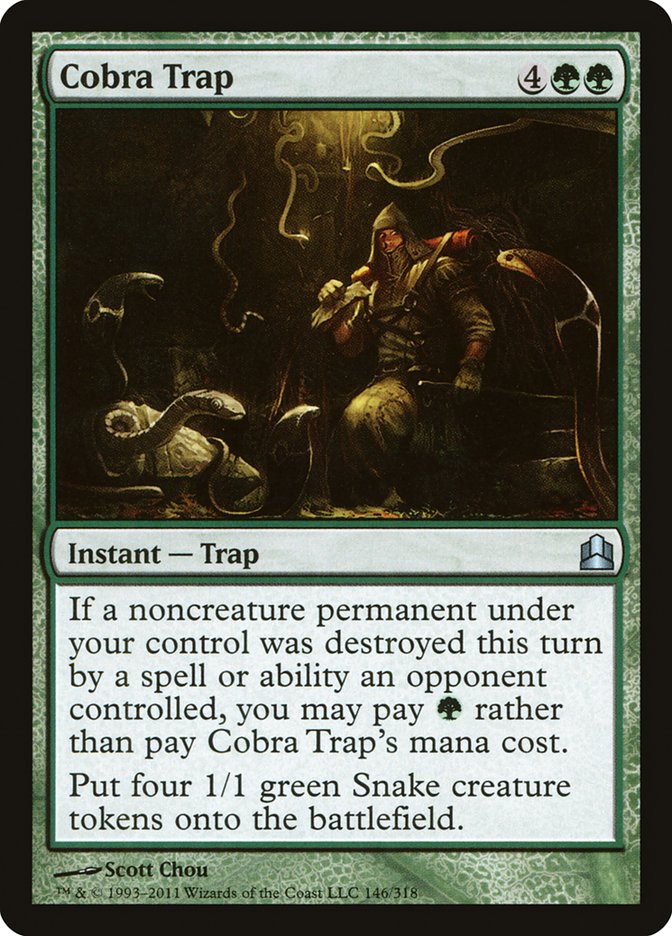 Cobra Trap [Commander 2011] | Pegasus Games WI