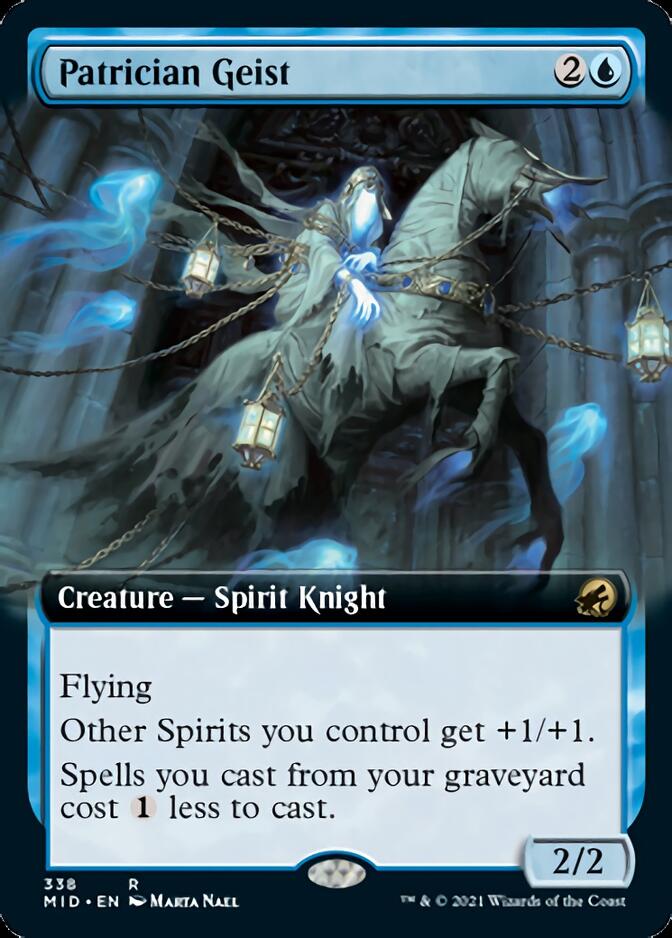 Patrician Geist (Extended Art) [Innistrad: Midnight Hunt] | Pegasus Games WI