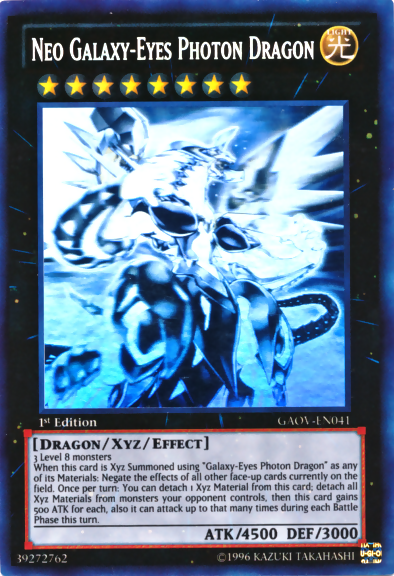 Neo Galaxy-Eyes Photon Dragon [GAOV-EN041] Ghost Rare | Pegasus Games WI