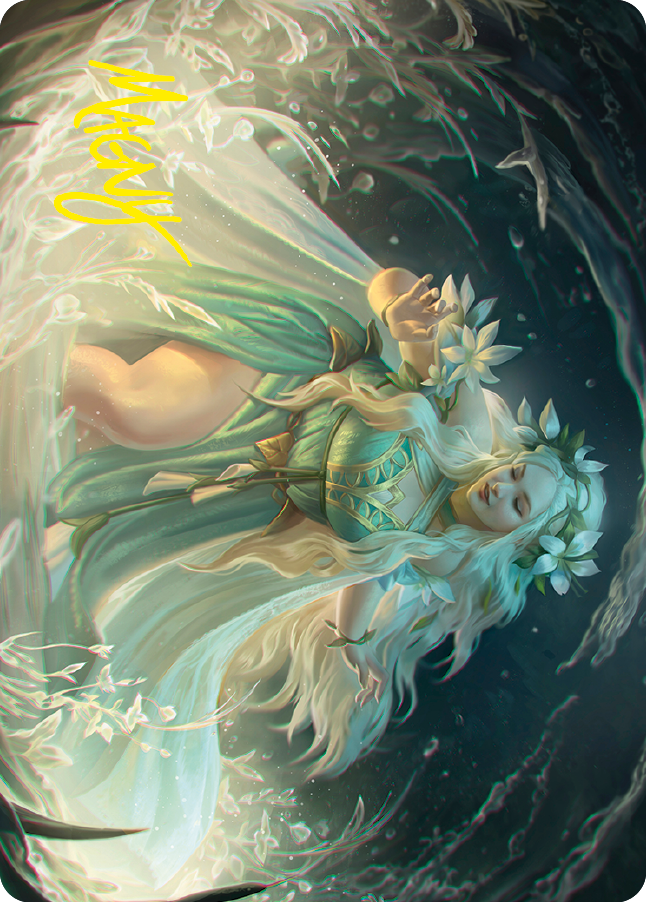 Goldberry, River-Daughter Art Card (Gold-Stamped Signature) [The Lord of the Rings: Tales of Middle-earth Art Series] | Pegasus Games WI