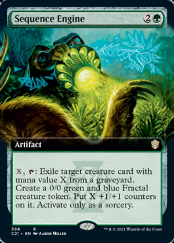 Sequence Engine (Extended Art) [Commander 2021] | Pegasus Games WI