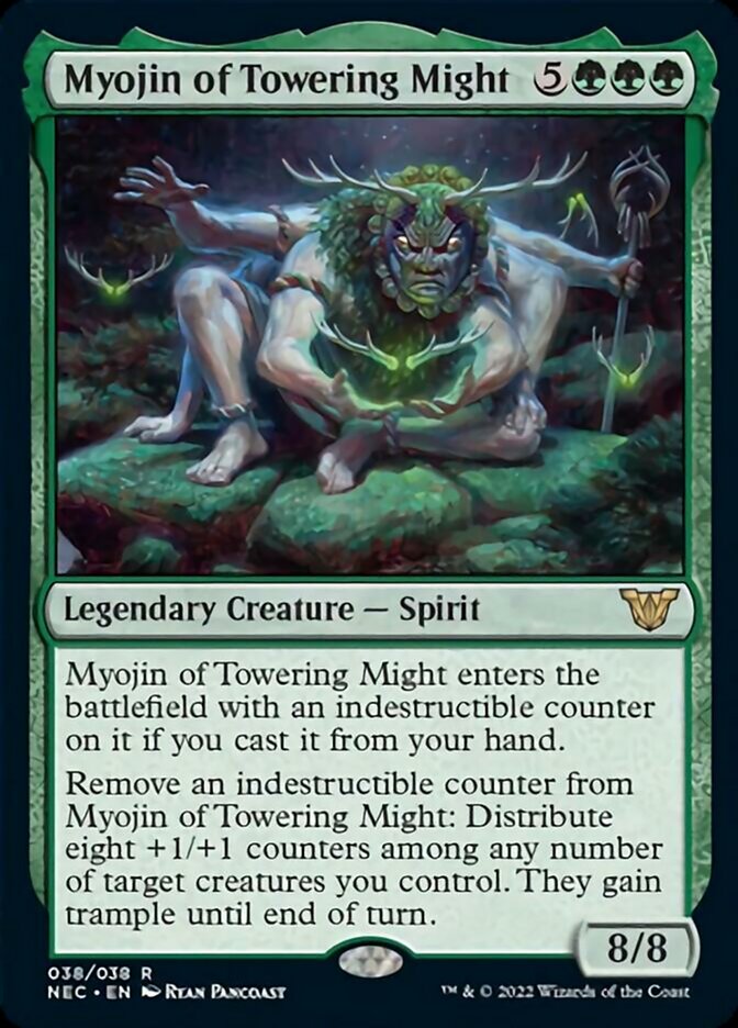 Myojin of Towering Might [Kamigawa: Neon Dynasty Commander] | Pegasus Games WI