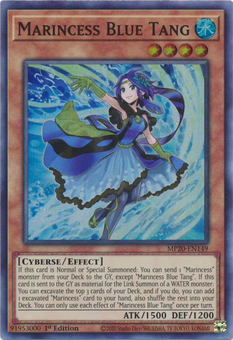 Marincess Blue Tang [MP20-EN149] Super Rare | Pegasus Games WI