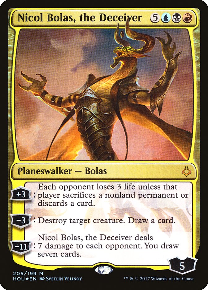 Nicol Bolas, the Deceiver [Hour of Devastation] | Pegasus Games WI