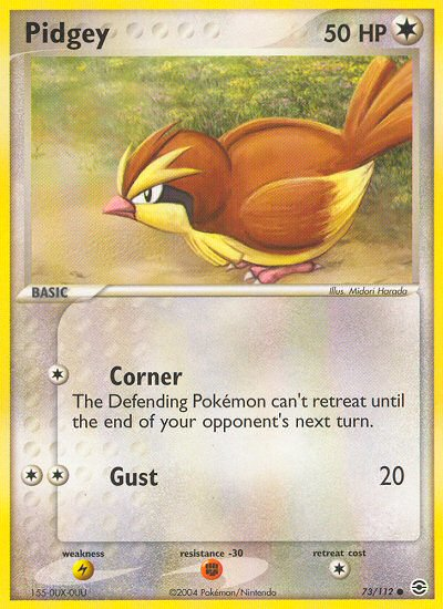 Pidgey (73/112) [EX: FireRed & LeafGreen] | Pegasus Games WI