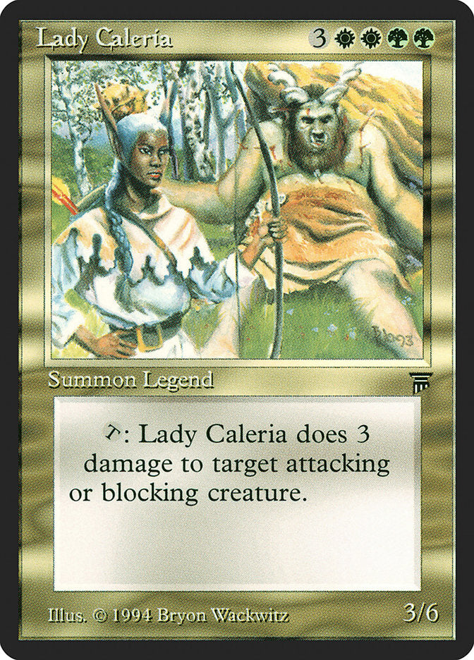 Lady Caleria [Legends] | Pegasus Games WI