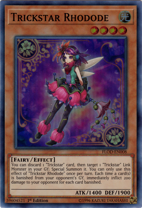 Trickstar Rhodode [FLOD-EN008] Super Rare | Pegasus Games WI