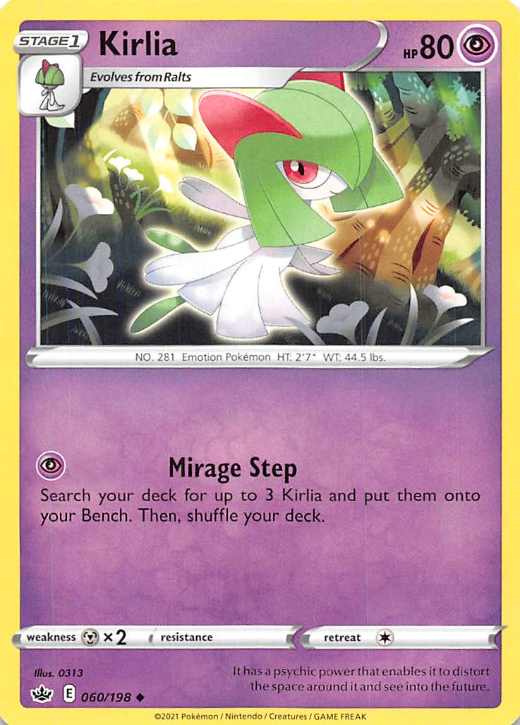 Kirlia (060/198) [Sword & Shield: Chilling Reign] | Pegasus Games WI