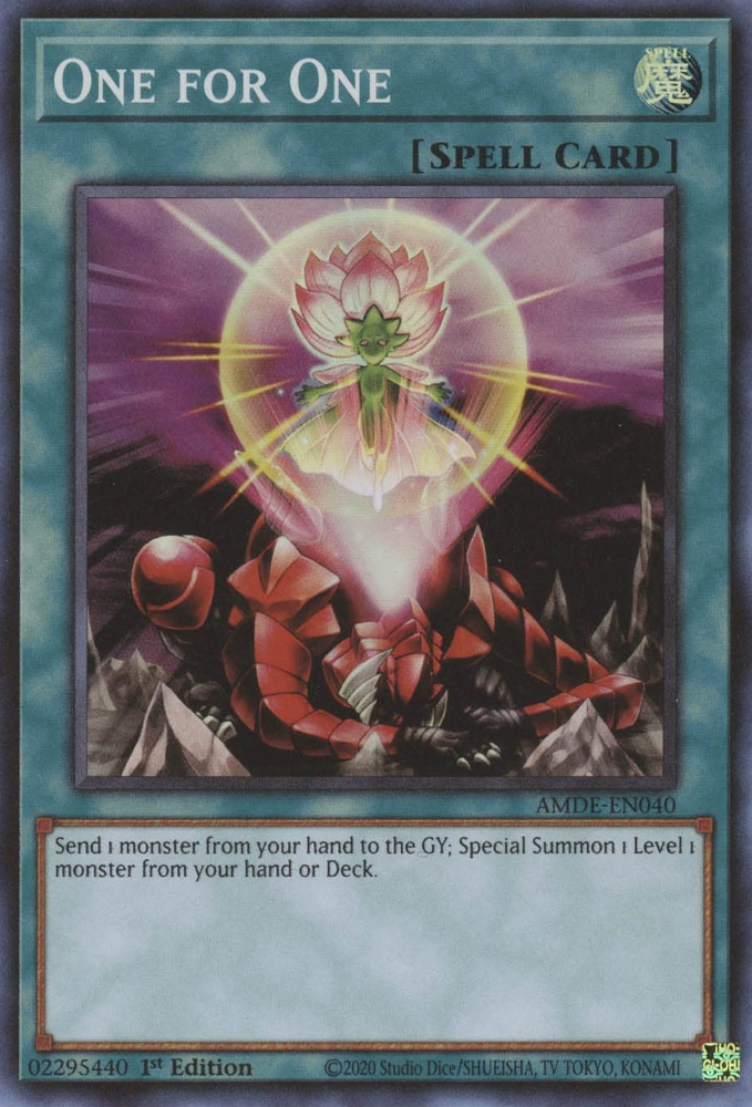 One for One [AMDE-EN040] Super Rare | Pegasus Games WI