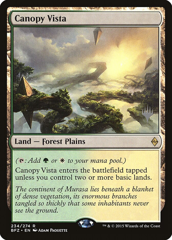 Canopy Vista [Battle for Zendikar Promos] | Pegasus Games WI