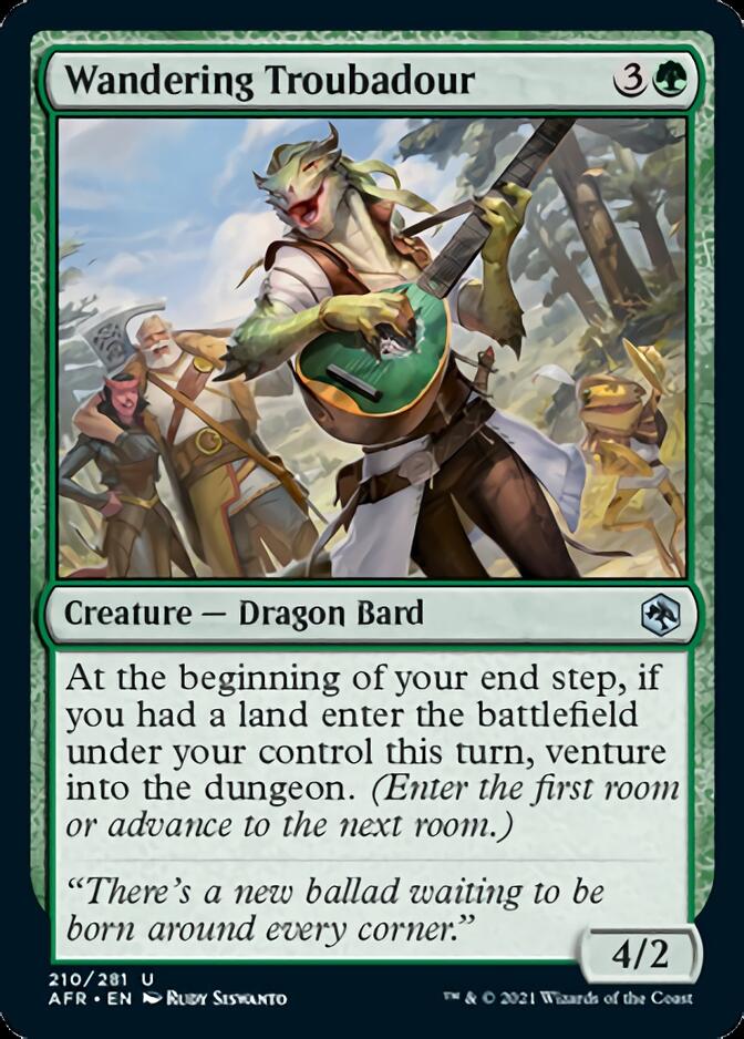 Wandering Troubadour [Dungeons & Dragons: Adventures in the Forgotten Realms] | Pegasus Games WI
