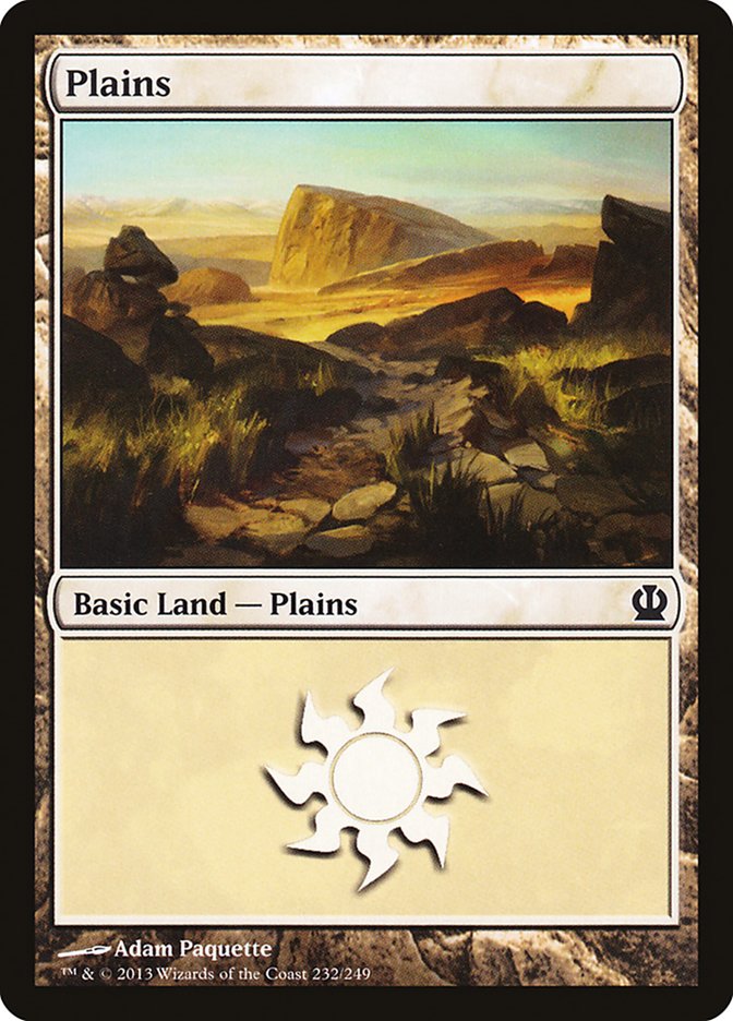 Plains (232) [Theros] | Pegasus Games WI