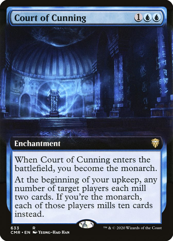 Court of Cunning (Extended Art) [Commander Legends] | Pegasus Games WI