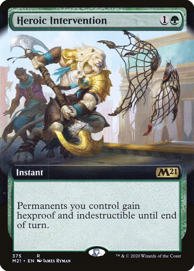 Heroic Intervention (Extended Art) [Core Set 2021] | Pegasus Games WI