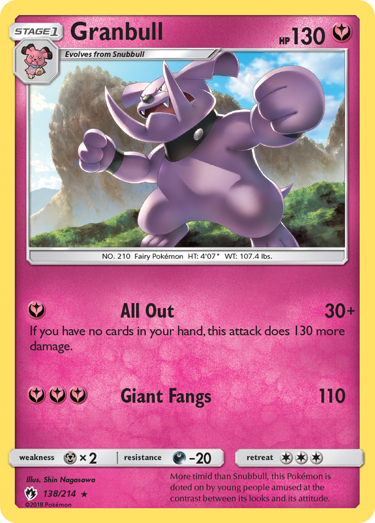 Granbull (138/214) [Sun & Moon: Lost Thunder] | Pegasus Games WI