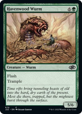 Havenwood Wurm [Jumpstart 2022] | Pegasus Games WI