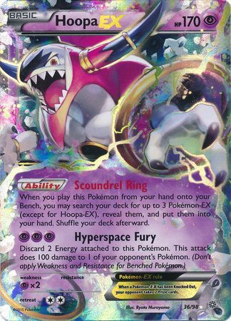 Hoopa EX (36/98) (Jumbo Card) [XY: Ancient Origins] | Pegasus Games WI