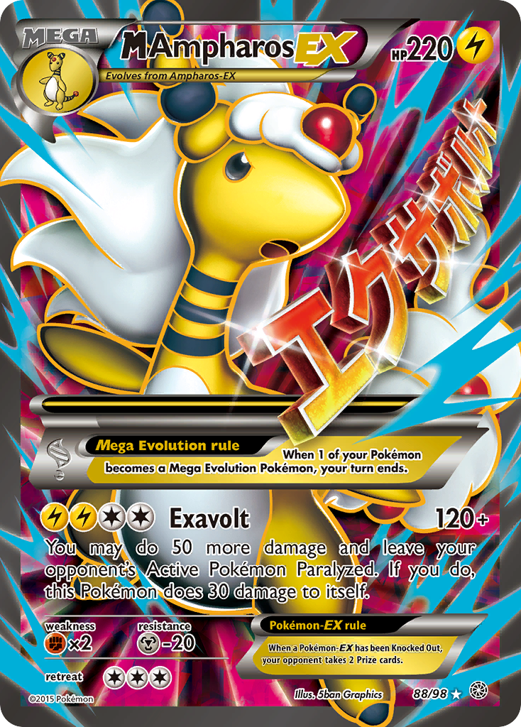 M Ampharos EX (88/98) [XY: Ancient Origins] | Pegasus Games WI