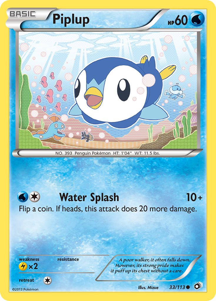 Piplup (33/113) [Black & White: Legendary Treasures] | Pegasus Games WI