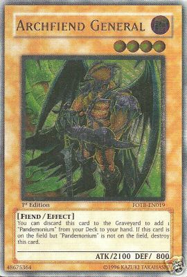 Archfiend General (UTR) [FOTB-EN019] Ultimate Rare | Pegasus Games WI