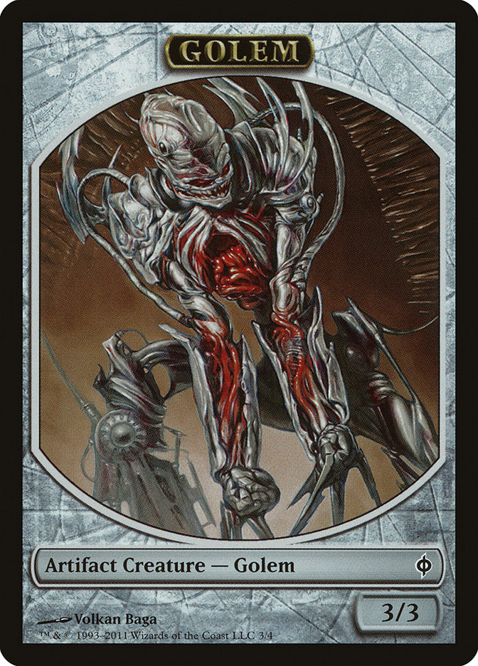 Golem Token [New Phyrexia Tokens] | Pegasus Games WI