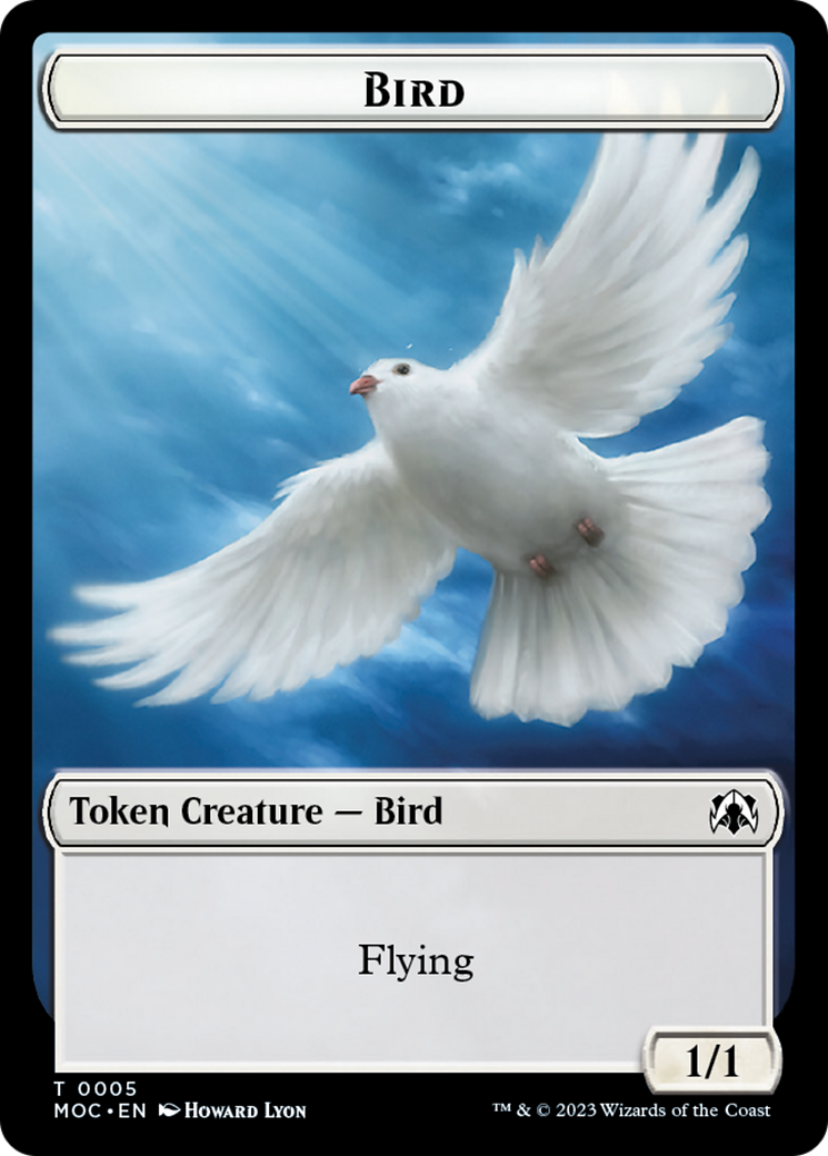 Bird // Kobolds of Kher Keep Double-Sided Token [March of the Machine Commander Tokens] | Pegasus Games WI