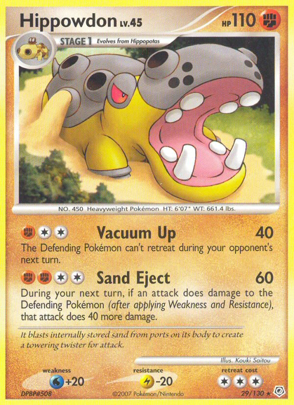 Hippowdon (29/130) [Diamond & Pearl: Base Set] | Pegasus Games WI
