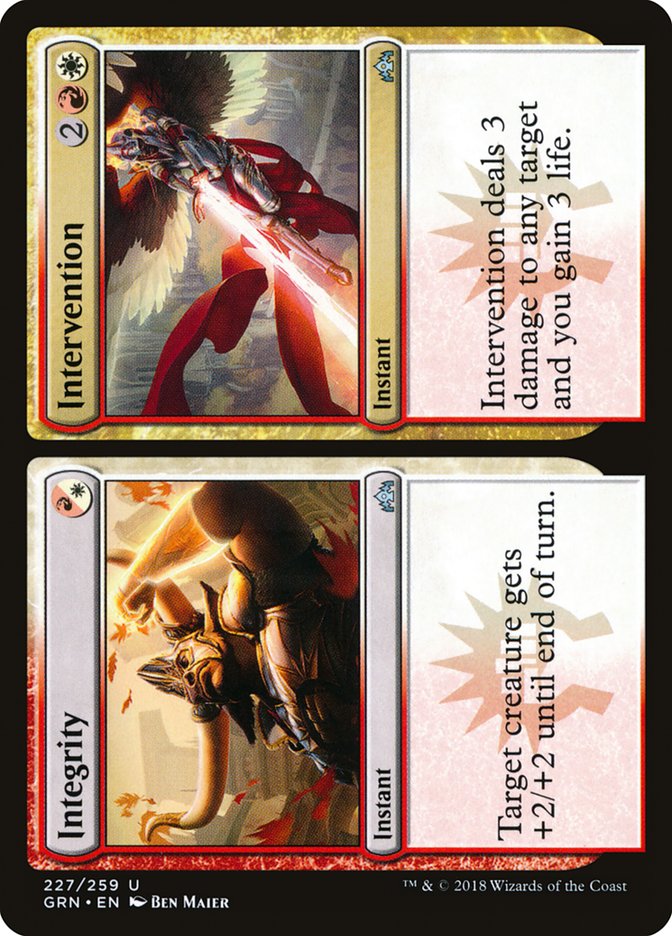 Integrity // Intervention [Guilds of Ravnica] | Pegasus Games WI