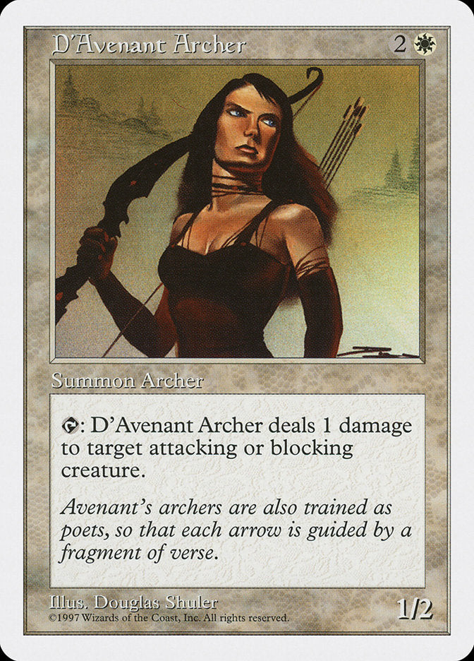 D'Avenant Archer [Fifth Edition] | Pegasus Games WI