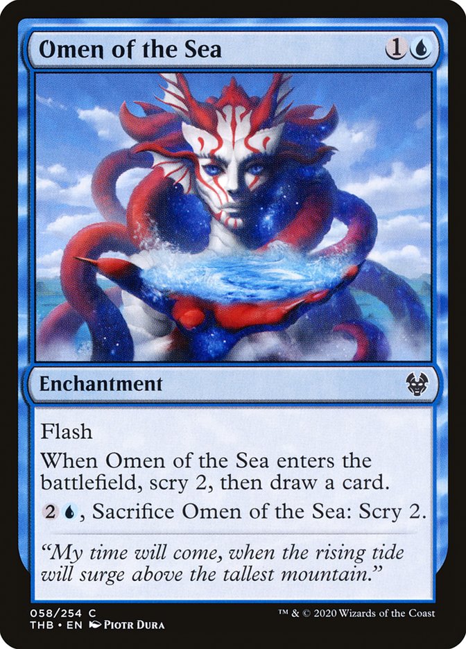 Omen of the Sea [Theros Beyond Death] | Pegasus Games WI