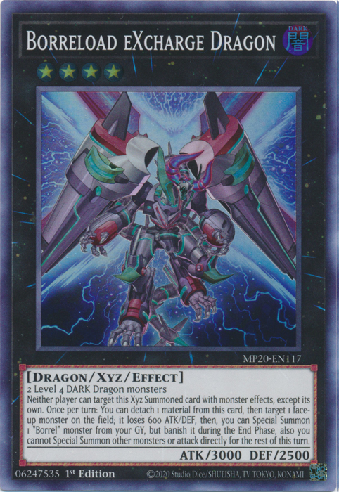 Borreload eXcharge Dragon [MP20-EN117] Super Rare | Pegasus Games WI